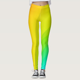 Regenboogkunst Abstracte Leggings