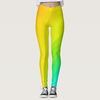 Regenboogkunst Abstracte Leggings