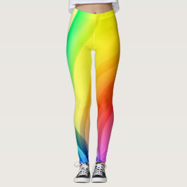 Regenboogkunst Abstracte Leggings