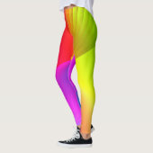 Regenboogkunst Abstracte Leggings (Links)