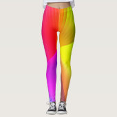 Regenboogkunst Abstracte Leggings (Voorkant)