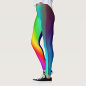 Regenboogkunst Abstracte Leggings (Links)