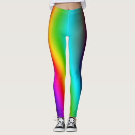 Regenboogkunst Abstracte Leggings