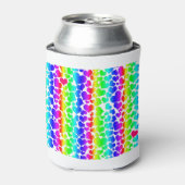 regenboogkunst blikjeskoeler (Blikje Voorkant)