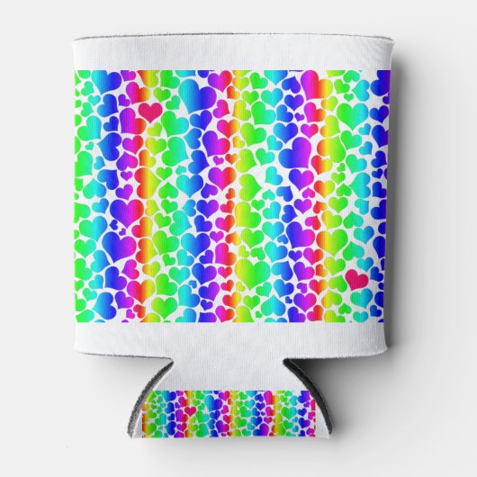 regenboogkunst blikjeskoeler (Voorkant)