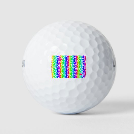 regenboogkunst golfballen (Voorkant)