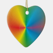  regenboogkunst> Kerstsieraden Keramisch Ornament (Rechts)