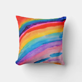 Regenboogkunst Kussen