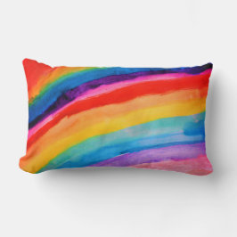 Regenboogkunst Kussen