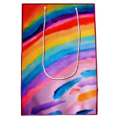 Regenboogkunst Medium Cadeauzakje (Achterkant)