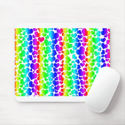regenboogkunst muismat (Met muis)