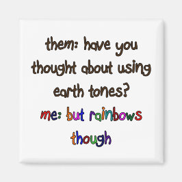 Regenboogkunstenaar Magnet