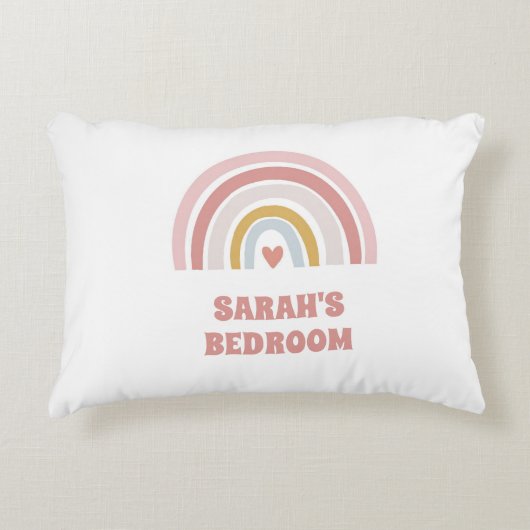 REGENBOOGKUSSEN OM TE CUSTOMISEREN OF PERSONALISER ACCENT KUSSEN (Voorkant)