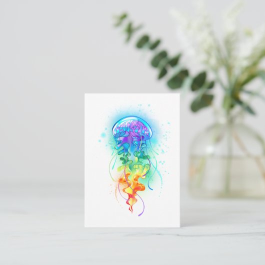 Regenboogkwal Advieskaart (Staand voorkant)