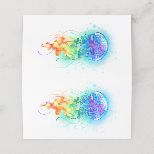 Regenboogkwal Afsprakenkaart (Buitenkant ongevouwen)