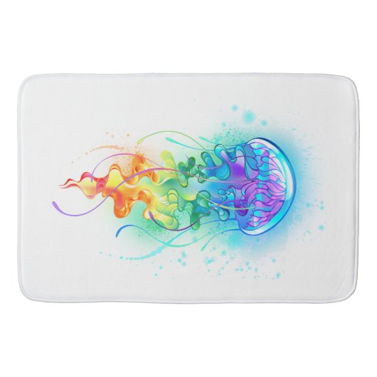 Regenboogkwal Badmat (Voorkant)