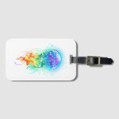 Regenboogkwal Bagagelabel (Voorkant (horizontaal))