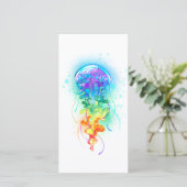 Regenboogkwal Bedankkaart (Staand voorkant)