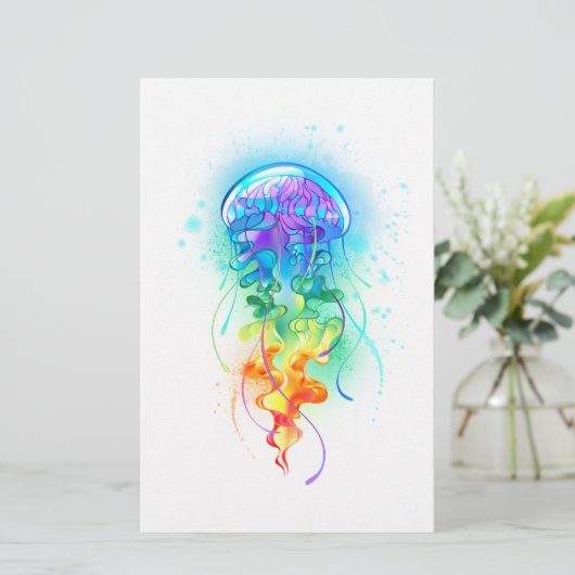 Regenboogkwal Briefpapier (Staand voorkant)