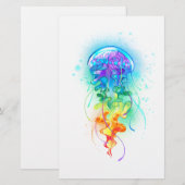 Regenboogkwal Briefpapier (Voorkant / Achterkant)