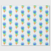 Regenboogkwal Cadeaupapier (Vlak)