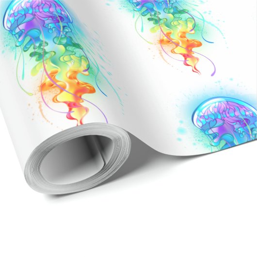 Regenboogkwal Cadeaupapier (Rol Hoek)