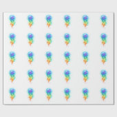 Regenboogkwal Cadeaupapier (Vlak)