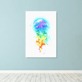 Regenboogkwal Canvas Afdruk (Insitu (Houten vloer))