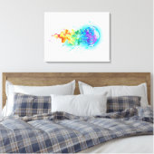 Regenboogkwal Canvas Afdruk (Insitu (Slaapkamer))