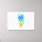 Regenboogkwal Canvas Afdruk (Voorkant)