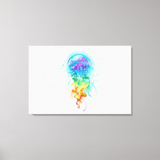 Regenboogkwal Canvas Afdruk (Voorkant)