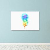 Regenboogkwal Canvas Afdruk (Insitu (Houten vloer))