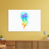 Regenboogkwal Canvas Afdruk (Insitu (Woonkamer))