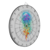 Regenboogkwal Dartbord (Voorkant Links)