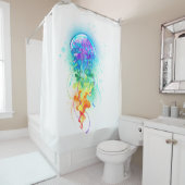 Regenboogkwal Douchegordijn (In situ)