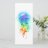 Regenboogkwal Feestdagenkaart (Staand voorkant)