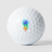 Regenboogkwal Golfballen (Voorkant)