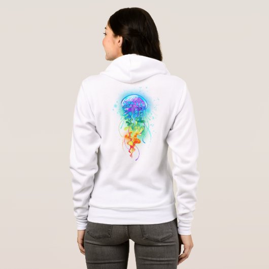 Regenboogkwal Hoodie (Achterkant volledig)