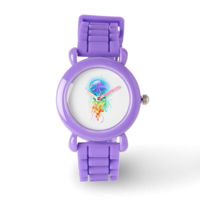 Regenboogkwal Horloge (Voorkant)