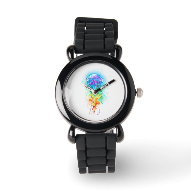 Regenboogkwal Horloge (Voorkant)