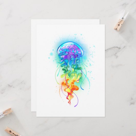 Regenboogkwal Kaart (Voorkant / Achterkant in situ)