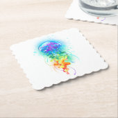 Regenboogkwal Kartonnen Onderzetters (Gebogen)