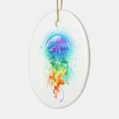 Regenboogkwal Keramisch Ornament (Links)
