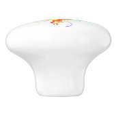 Regenboogkwal Keramische Knop (Zijkant)