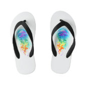 Regenboogkwal Kinder Teenslippers (Voetbed)