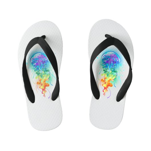 Regenboogkwal Kinder Teenslippers (Voetbed)
