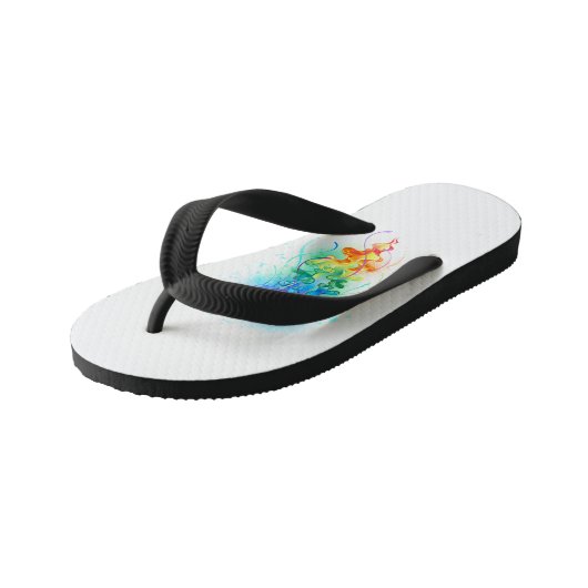Regenboogkwal Kinder Teenslippers (Schuin)