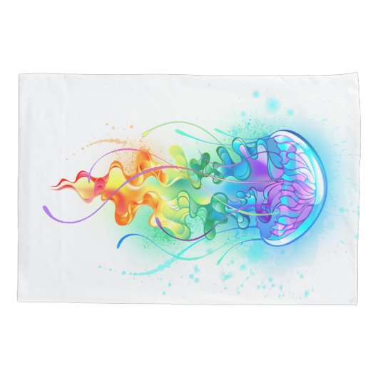 Regenboogkwal Kussensloop (Achterkant)