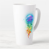 Regenboogkwal Latte Mok (Rechterhoek)