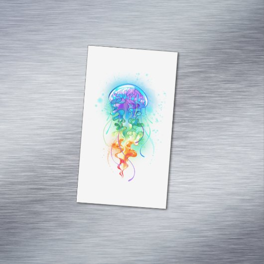 Regenboogkwal Magnetisch Visitekaartje (Voorbeeld)